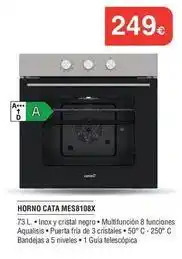 Milar Cata - horno mes81810bx oferta