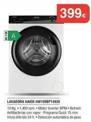 Milar Haier - lavadora hw100bp14939 oferta
