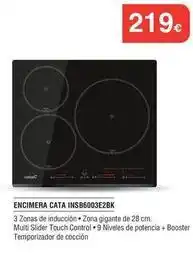 Milar Cata - encimera insb6003e2bk oferta