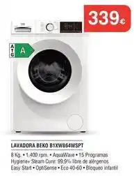 Milar Beko - lavadora bixenet btxw864wspt oferta