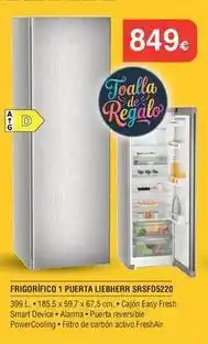 Milar Liebherr - frigorífico 1 puerta srsfd5220 oferta