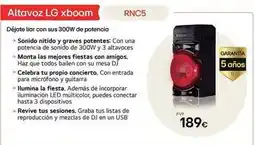 Milar Lg - altavoz oferta