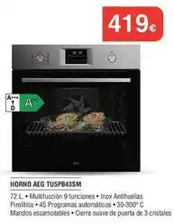 Milar Aeg - horno tu59b43sm oferta