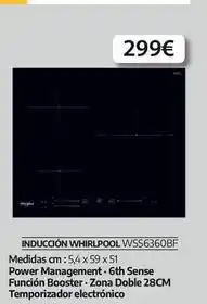 Milar Whirlpool - induccion wss6360bf oferta