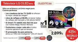 Milar Lg - televisor oled77c66 oferta