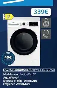 Milar Beko - lavasecadora bmsof4843vwb oferta