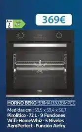 Milar Beko - horno bbmfatb302bmpec oferta