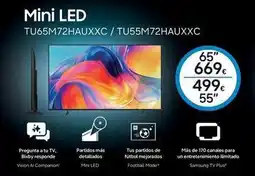 Milar Samsung - mini led tu65m72hauxxc/tu55m72hauxxc oferta