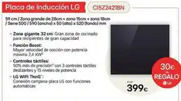 Milar Lg - placa de induccion oferta