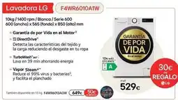 Milar Lg - lavadora f4wr6010aiwa oferta