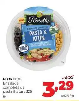 Alimerka Florette - ensalada completa de pasta & atun oferta