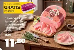 Alimerka Campofrío - jamon cocido extra 96% carne naturarro oferta