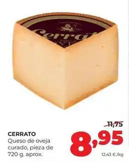 Alimerka Cerrato - queso de oveja curado oferta