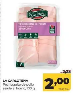 Alimerka La carloteña - pechuguita de pollo asada al horno oferta