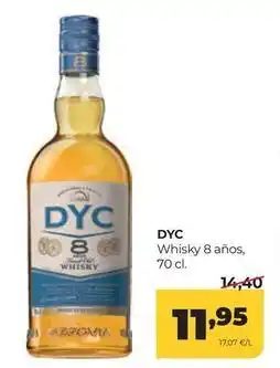 Alimerka Dyc - whisky 8 anos oferta