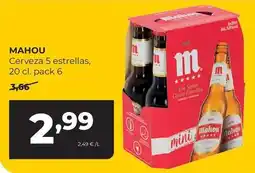 Alimerka Mahou - cerveza 5 estrellas oferta