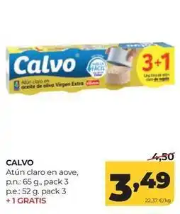 Alimerka Calvo - atun claro en aove oferta