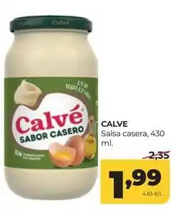Alimerka Calvé - salsa casera oferta