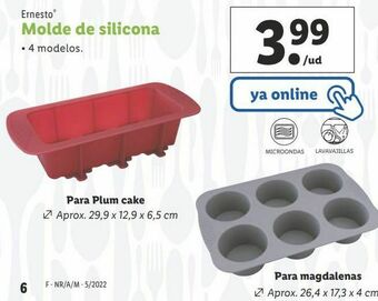 Lidl Molde de silicona ernesto oferta