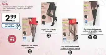 Lidl Panty esmara oferta