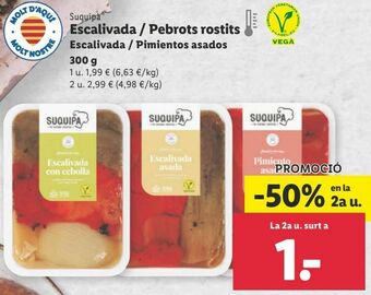 Lidl Pimientos asados oferta