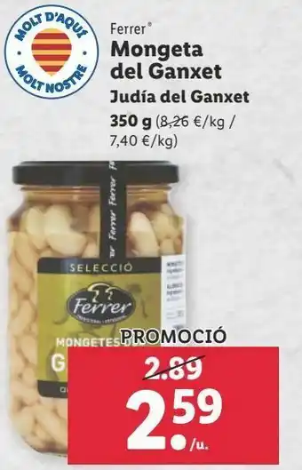 Lidl Judías ferrer oferta