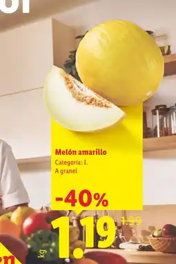Lidl Melón amarillo oferta
