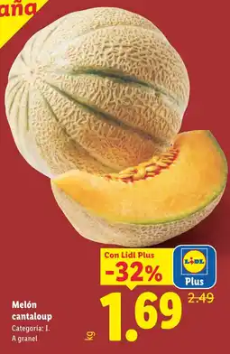 Lidl Melón cantaloup oferta