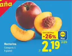 Lidl Nectarina oferta