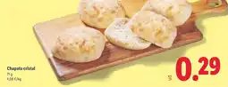 Lidl Chapata cristal oferta