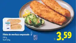 Lidl Filete de merluza empanado oferta
