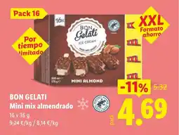 Lidl BON GELATI Mini mix almendrado oferta
