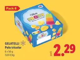 Lidl GELATELLI Polo tricolor oferta