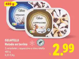 Lidl GELATELLI Helado en tarrina oferta