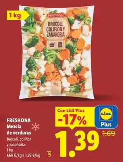 Lidl FRESHONA Mezcla de verduras oferta