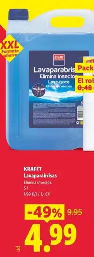 Lidl KRAFFT Lavaparabrisas oferta