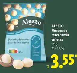 Lidl ALESTO Nueces de macadamia enteras oferta