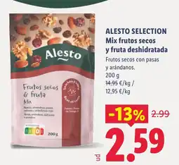 Lidl ALESTO SELECTION Mix frutos secos y fruta deshidratada oferta