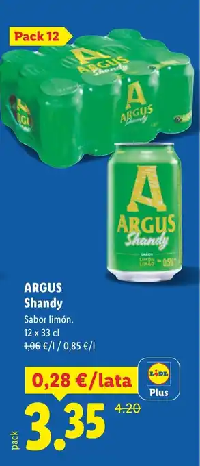 Lidl ARGUS Shandy oferta