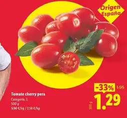 Lidl Tomate cherry pera oferta