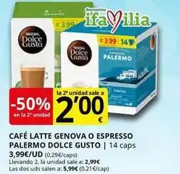 Nivea - café latte espresso palermo dolce gusto