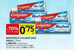 Supermercados MAS Colgate - dentifrico max fresh oferta