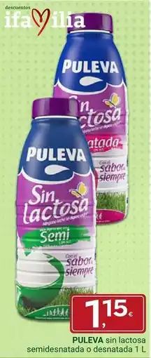 Supermercados Dani Puleva - sin lactosa semidesnatada o senaltada oferta