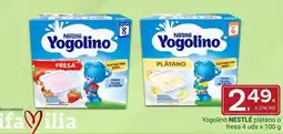 Supermercados Dani Nestlé - yogolino platano fresa oferta