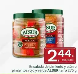 Supermercados Dani Alsur - ensalada de pimiento y atun o pimientos rojo y verde tarro oferta