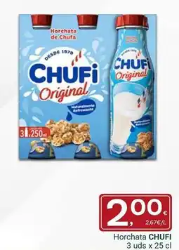 Supermercados Dani Chufi - horchata oferta
