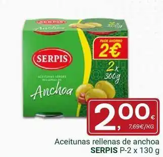 Supermercados Dani Serpis - aceitunas rellenas de anchoa oferta