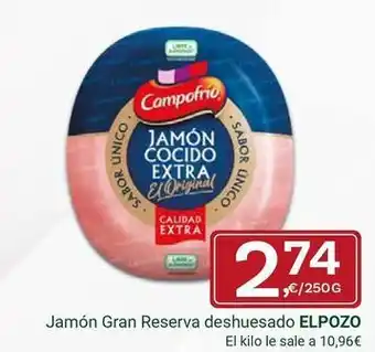 Supermercados Dani Elpozo - jamón gran reserva deshuesado oferta
