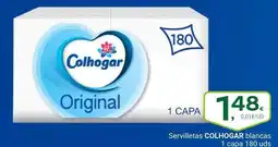 Supermercados Dani Colhogar - servilletas blancas oferta