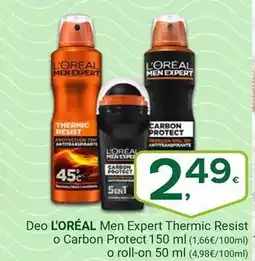 Supermercados Dani L'oréal - men expert thermic resist o carbon protect oferta